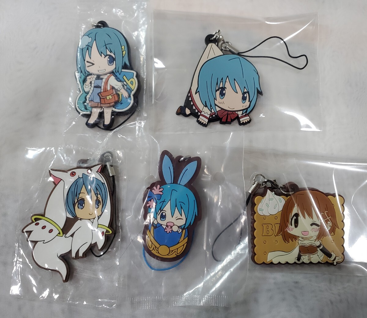 新品】魔法少女 まどか☆マギカ ラバーストラップ 7点セット 魔女