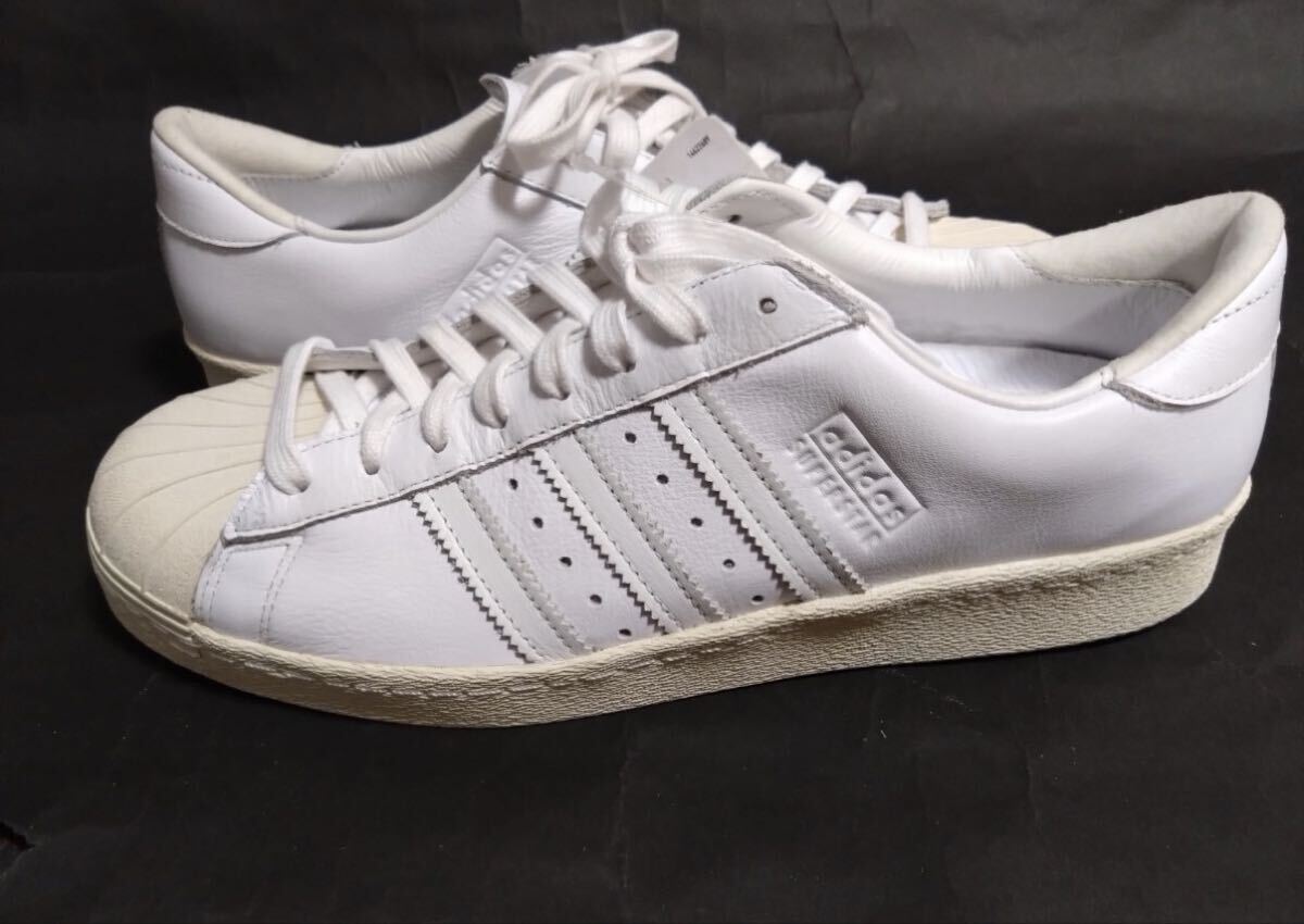 新品】新品 金ベロ adidas SUPERSTAR 80s 黒白 28.5cm US10.5 