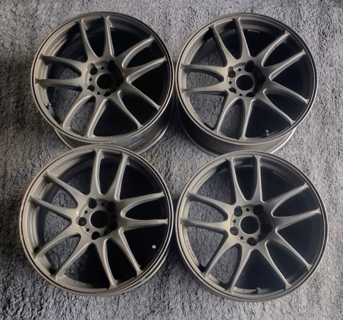 新品】【新品】4本セット 18インチ 9.5J+32 PCD 114.3 5穴 ☆ 6本