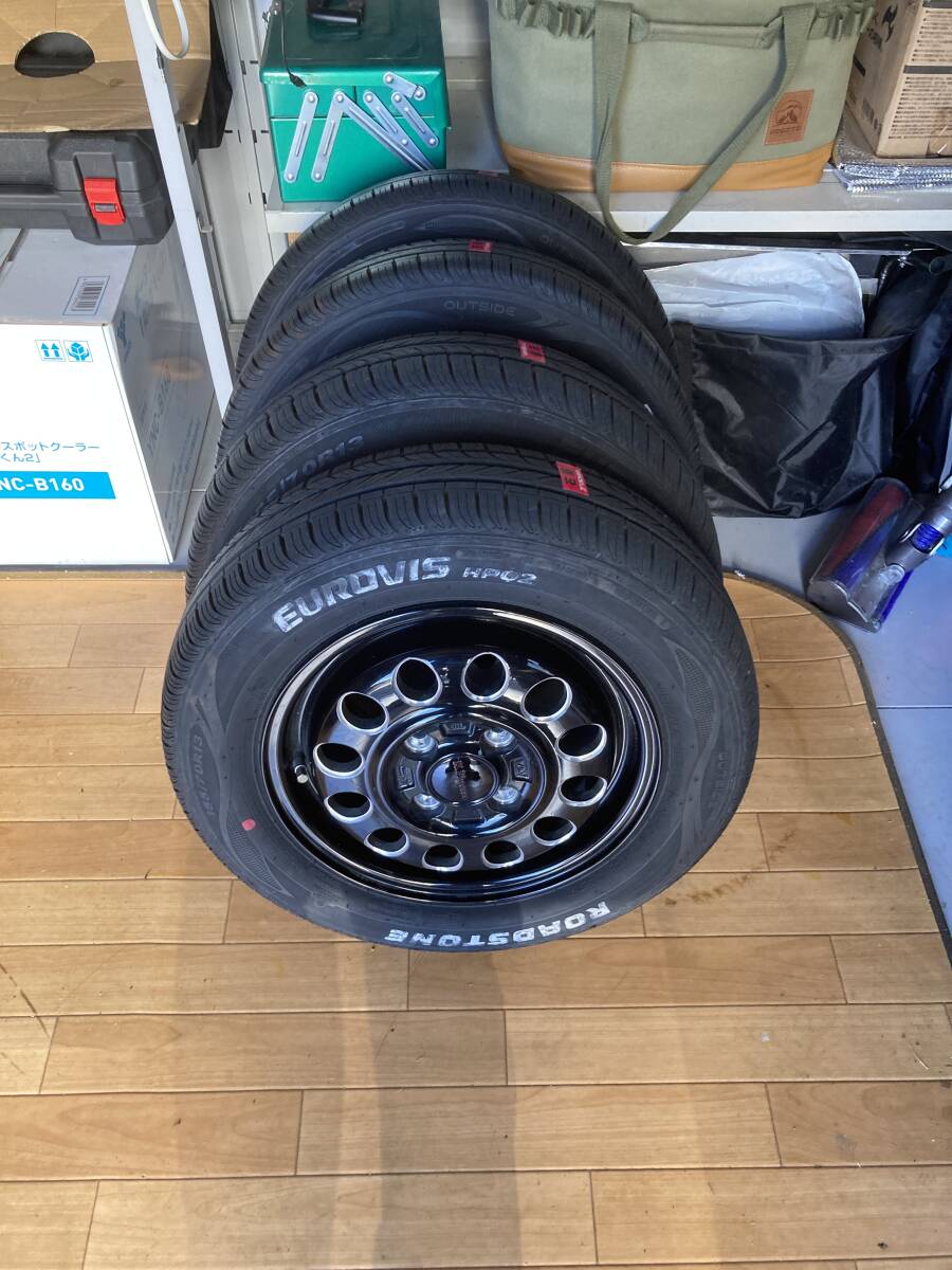 ENKEI SPORT エンケイ 13インチ 5J +45 PCD100 4H 白 アルミホイール