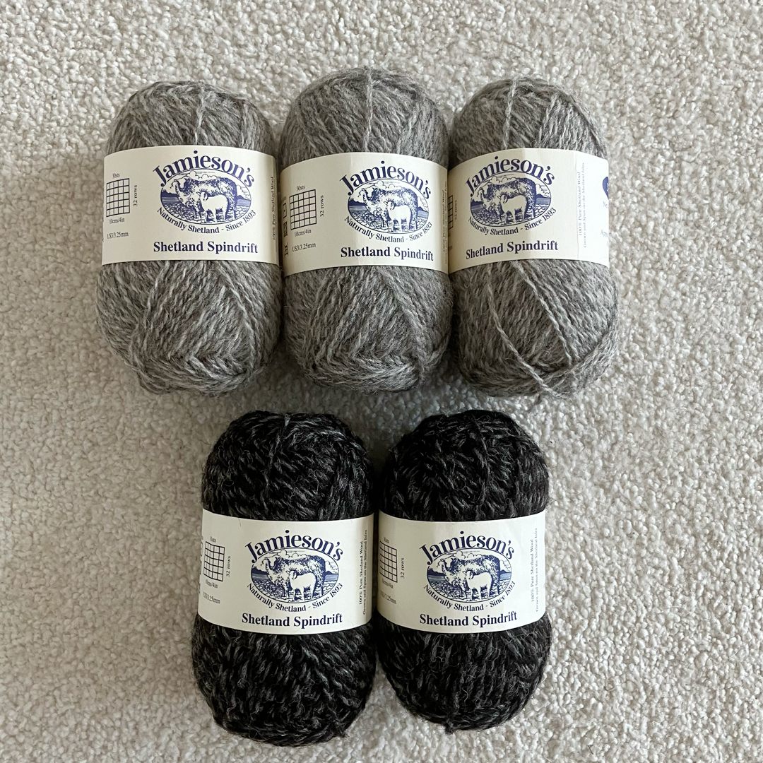 新品】Jamieson's Spindrift (ジェイミソンズ・スピンドリフト) 糸見本