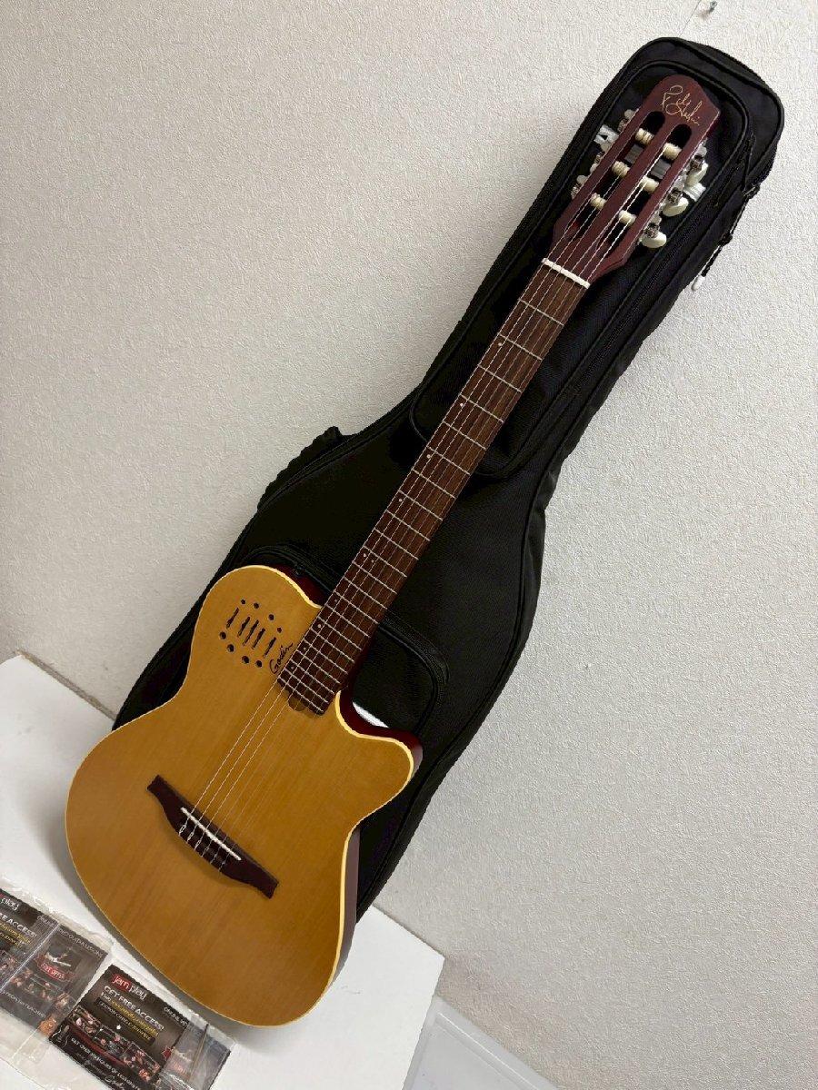 A104Y046c○PLAYTECH エレガットギター EC800 プレイテック 希少の落札