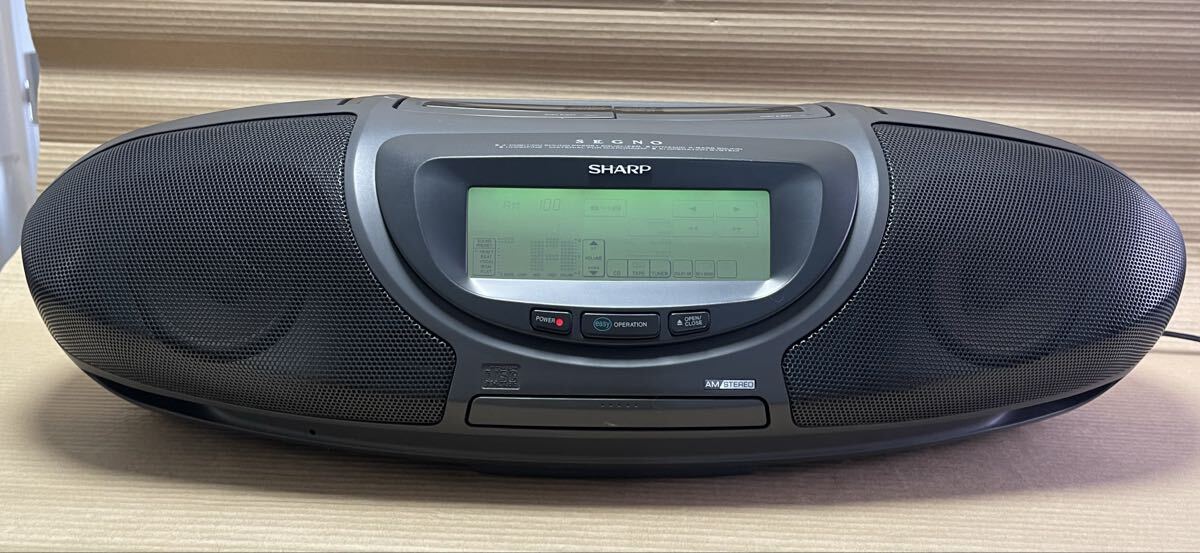 ◇SHARP シャープ CDデッキ ラジカセ SEGNO FX-1000 ラジオOK カセット