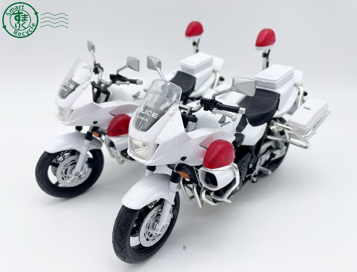 ☆送料無料☆中古☆白バイ☆ アオシマ スカイネット 1/12【警視庁