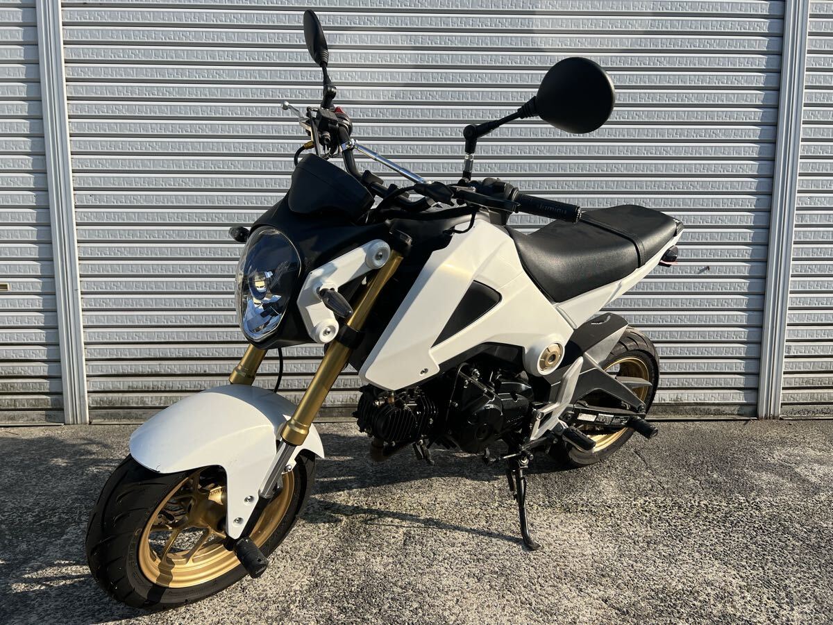 HONDA ホンダ グロム GROM 125 JC61 2015/H27年式 白☆大阪発☆の落札 