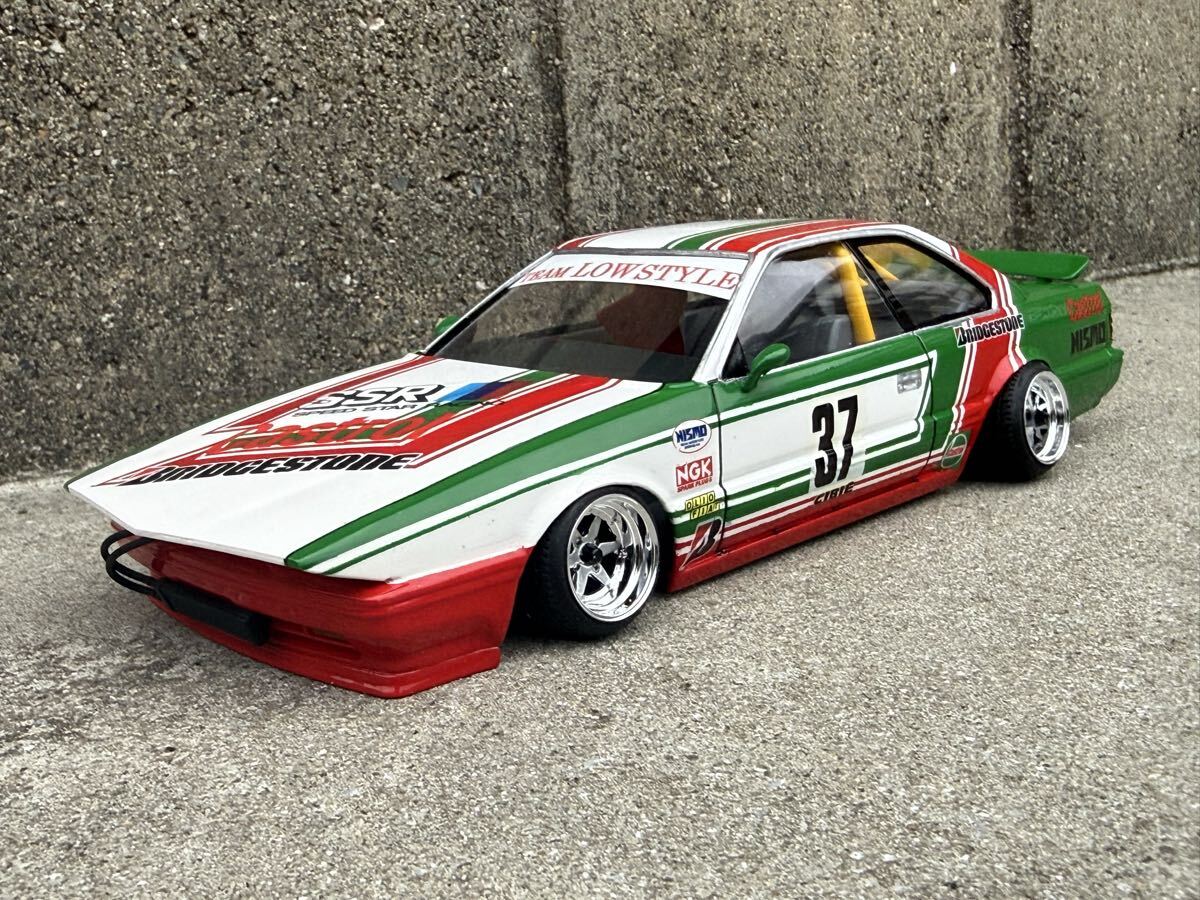 中古】1/24 アオシマ F31レパード後期 福岡仕様族車旧車街道レーサーの
