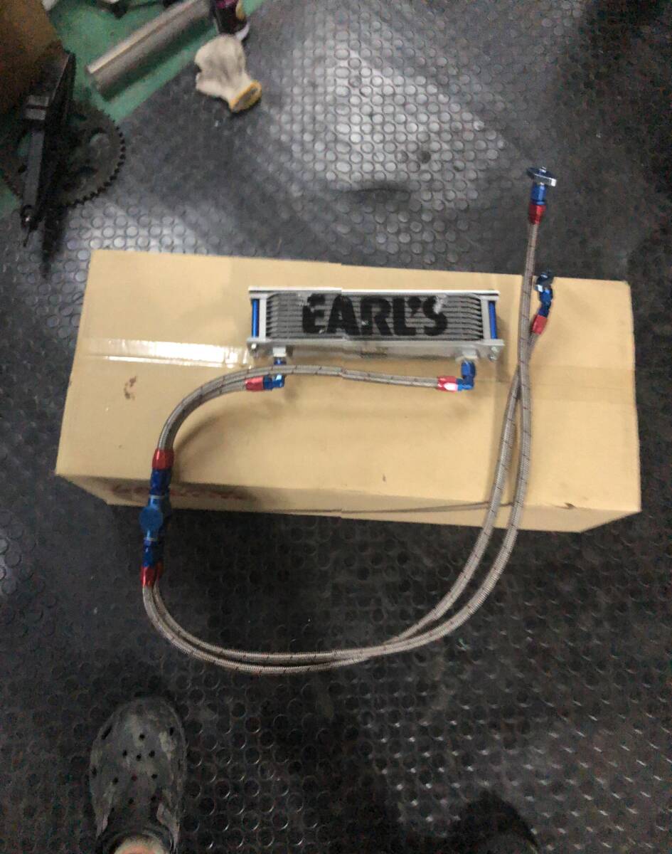 HONDA FTR250 MD17 / EARL'S オイルクーラー Yahoo!オークション