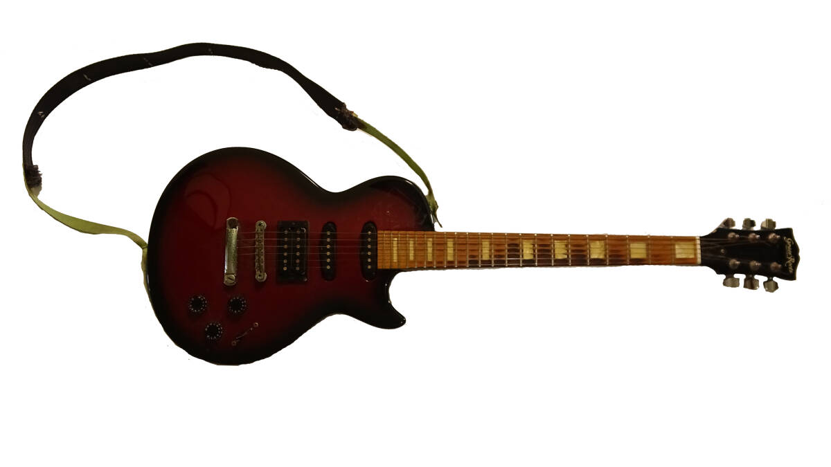 中古】INORANモデル ILP SNAKE SKIN風加工 grassroots/ESP 瀧川一郎 蛇