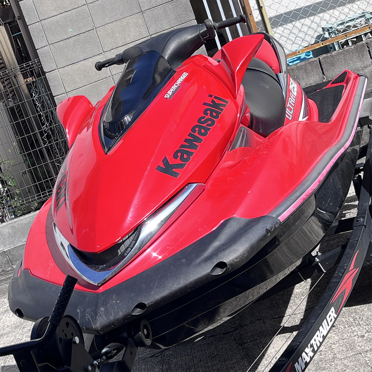 カワサキ Kawasaki sxi750 x2 PJS SE チャンバー シングル ジェット 