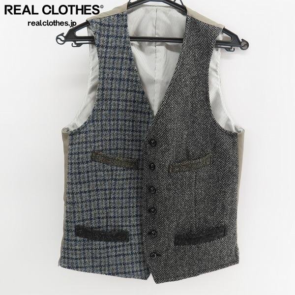 極美品【名作】ビューティ＆ユース×ハリスツイード ベスト L 