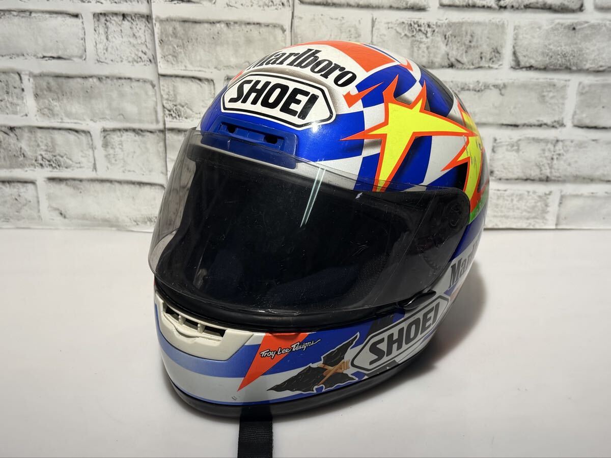 中古】【希少】SHOEI X-8V 阿部典史 レプリカ ヘルメット ノリック