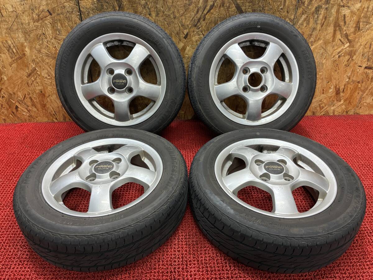 ト長】ニッパン STYLE PRASINO アルミホイール 14×6.0jj+38 PCD 100 