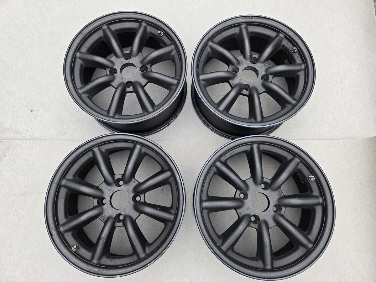 中古】タケチ レーシングハート 18インチ 10j オフセット0 深リム 鬼