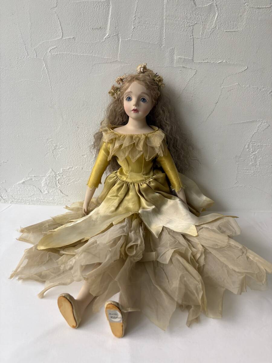 中古】3006[ビスクドール]若月まり子 NT 身長約64cm 人形 創作人形 美