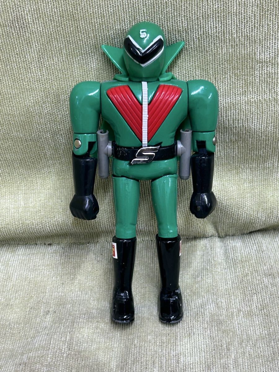 □ポピー 超合金 秘密戦隊ゴレンジャー アカレンジャー アオレンジャー
