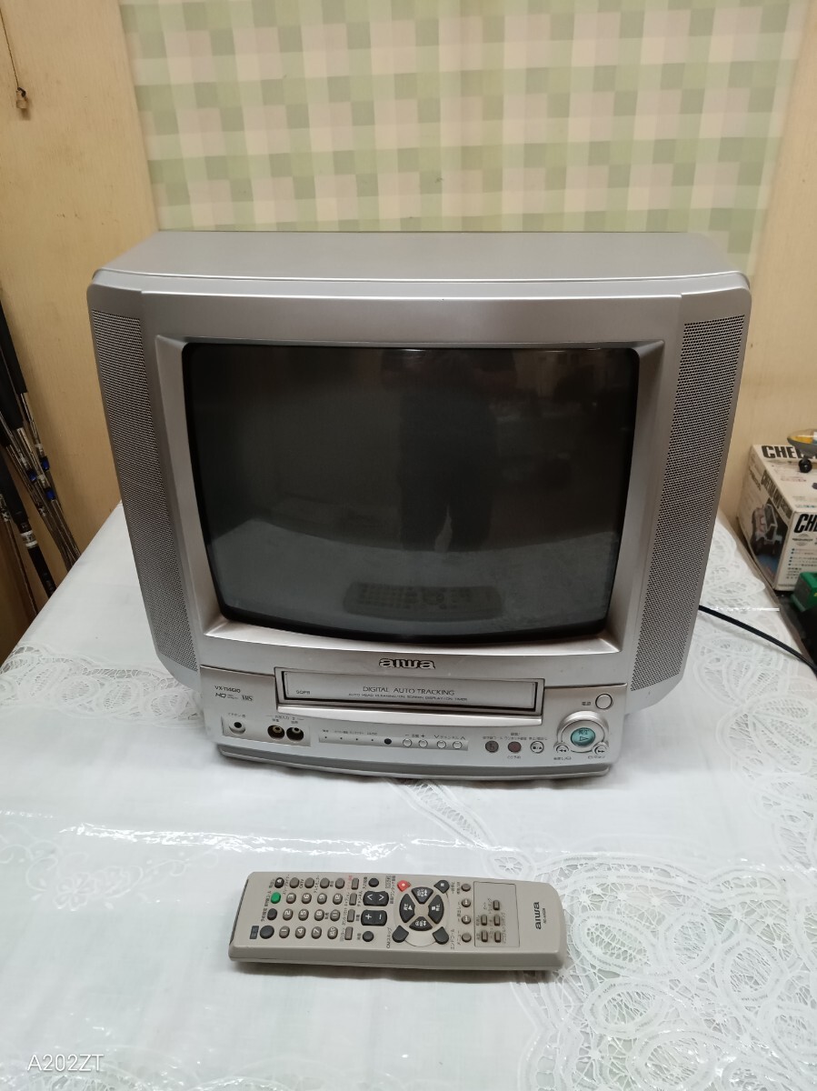中古】AIWA テレビデオ VX-T14G8 VHSビデオ一体型の落札情報詳細