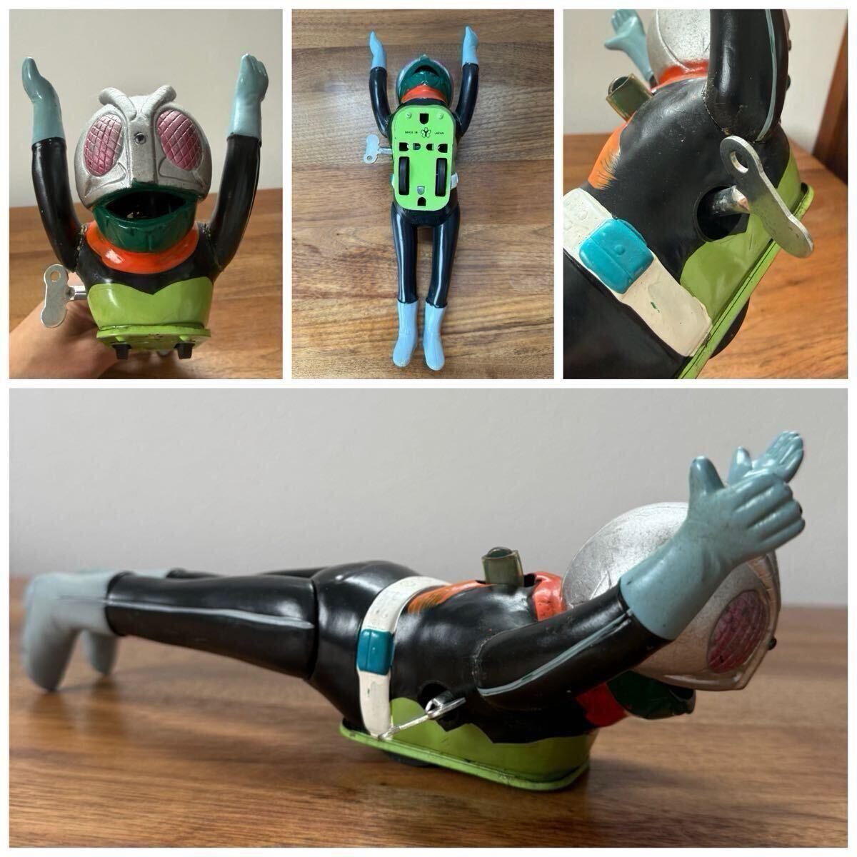 1973年当時物 希少 特大38cm キングサイズ 旧バンダイ製 仮面ライダー