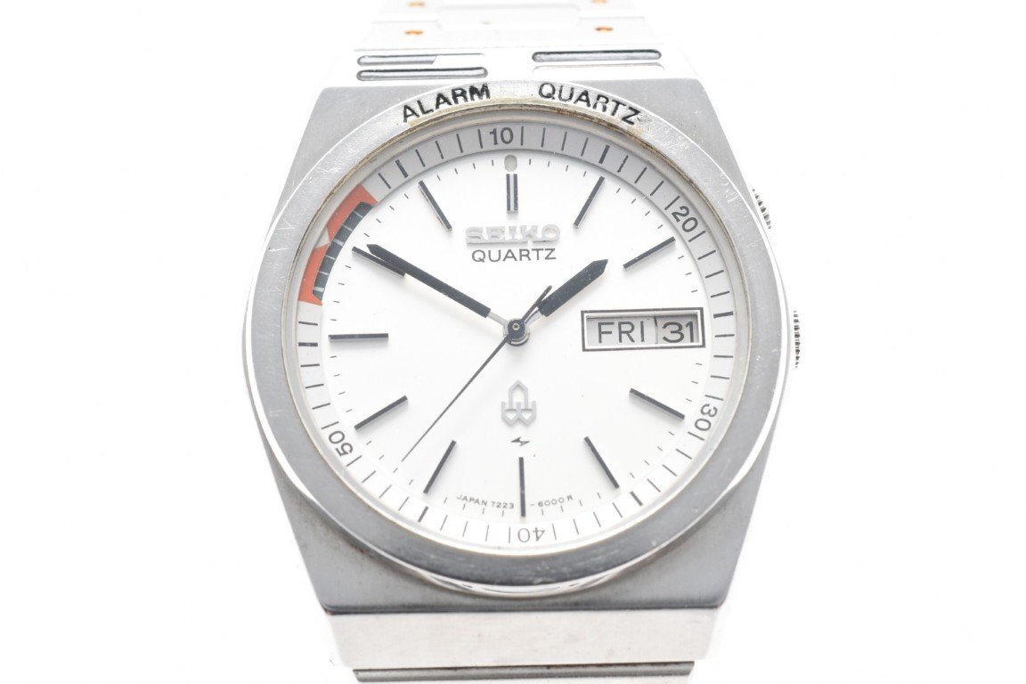中古美品 80年代 SEIKOセイコー ALARM QUARTZアラームクオーツ 7223