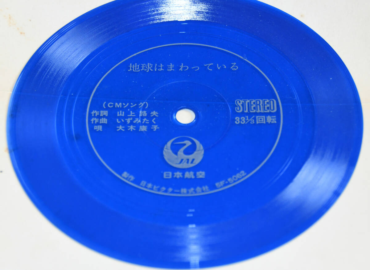 フジフィルム CMソング 山口百恵 沢田研二 ソノシートレコード 非売品