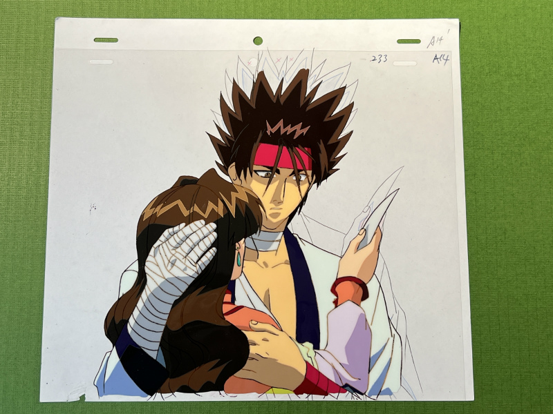 中古】○るろうに剣心～星霜編～○ 背景付 セル画の落札情報詳細