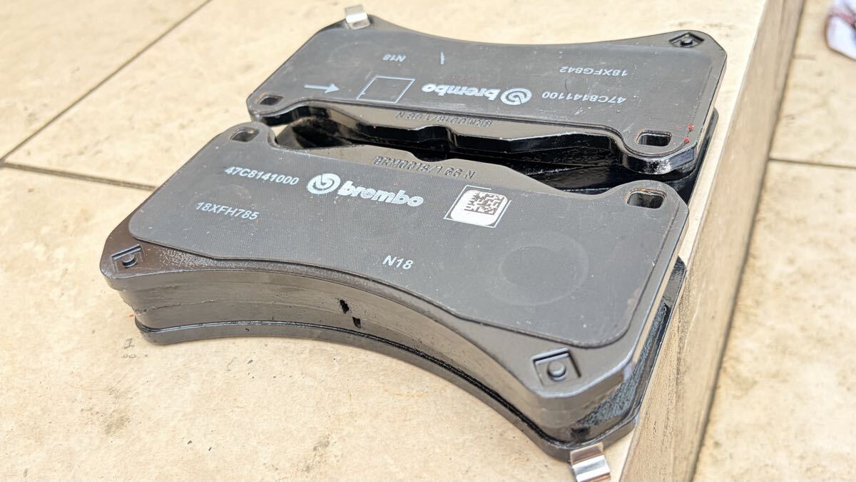 brembo/ブレンボブレーキパッドレクサス純正GS-F RC-F 1台分 中古 新品】レクサス RC F 純正 ブレンボ キャリパー (フロント・左右) 6