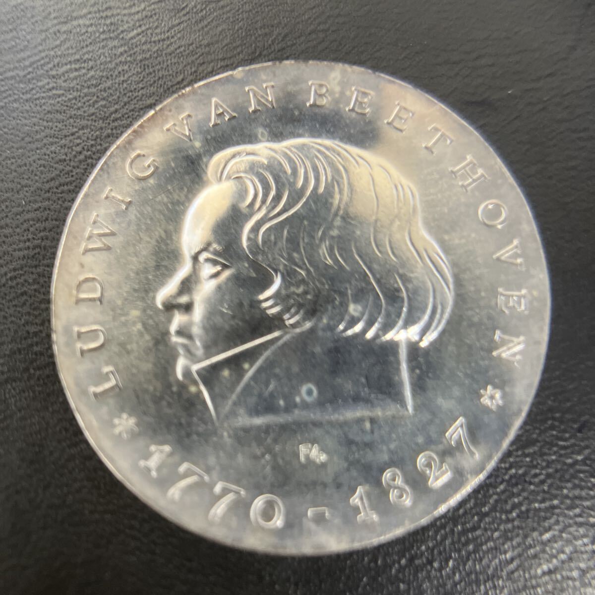 ドイツ 1970年 ベートーヴェン生誕200年 5マルク 銀貨の落札情報詳細