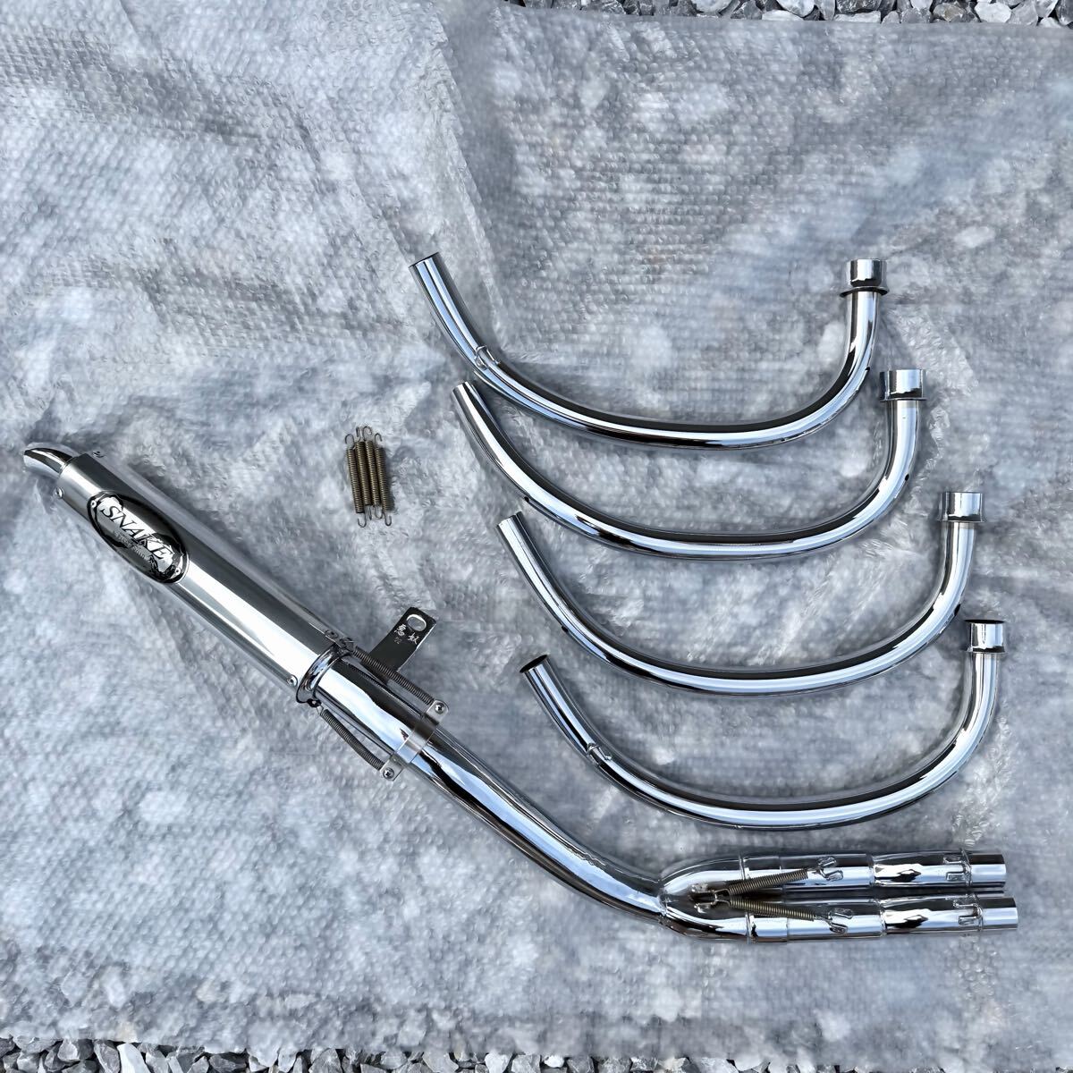 CBX400F NC07 左だし スネーク管 GG-100の落札情報詳細 - Yahoo
