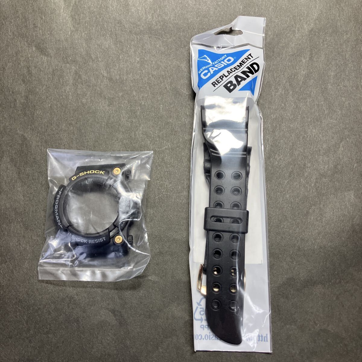 ハンドメイド品】□DW6300・初代フロッグマン用自作レジン製ベゼルの