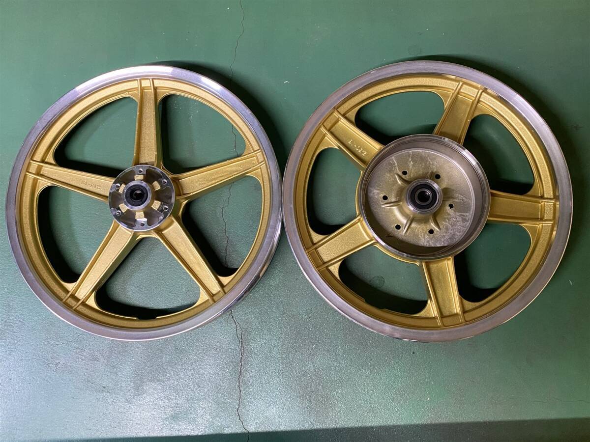 やや傷や汚れあり】当時物 Z1 Z2 ハヤシキャストホイール 6穴 ノンレス