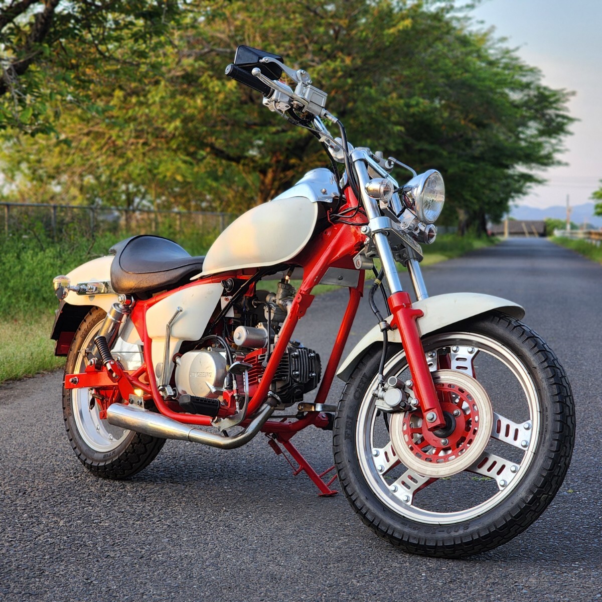 新品】マグナ50 JAZZ 左右2本出しマフラー 新品 ダブルマフラー ツイン