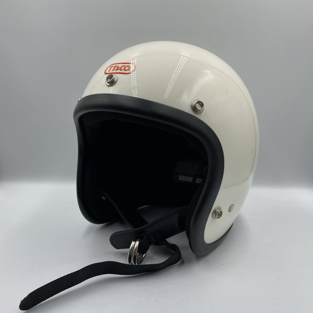 サ) 中古品 TT&CO スーパーマグナム スモールジェットヘルメット TT05