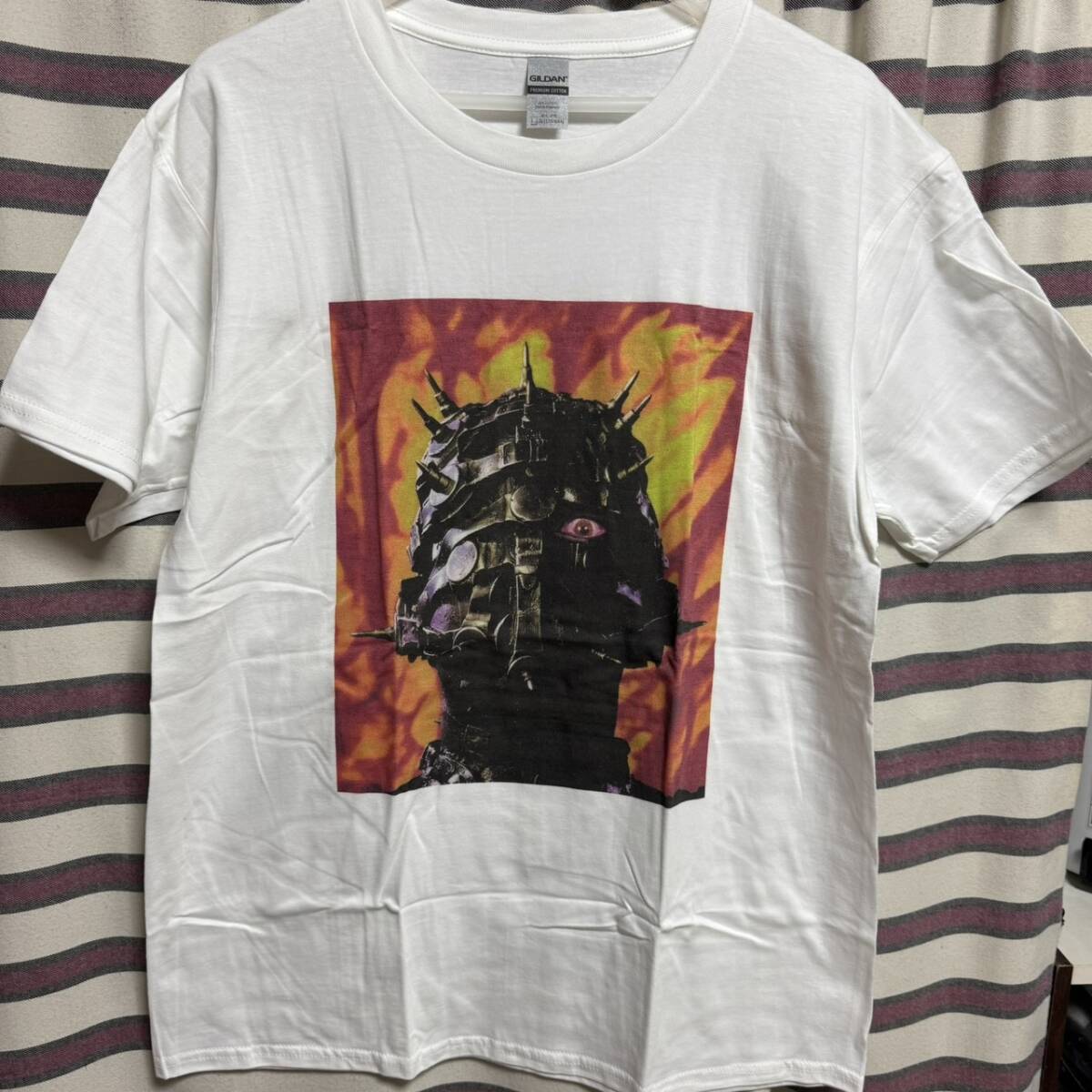 未使用】hide『HIDE YOUR FACE』 BIGプリントTシャツ【 黒 Lサイズ】H