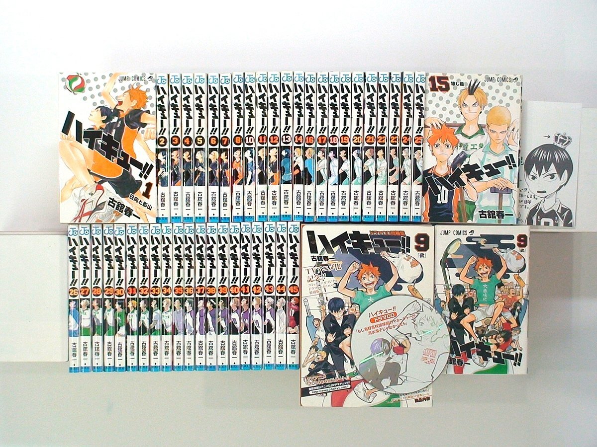 ハイキュー！！21巻・27巻アニメDVD付限定版＋（田中冴子＆谷地仁