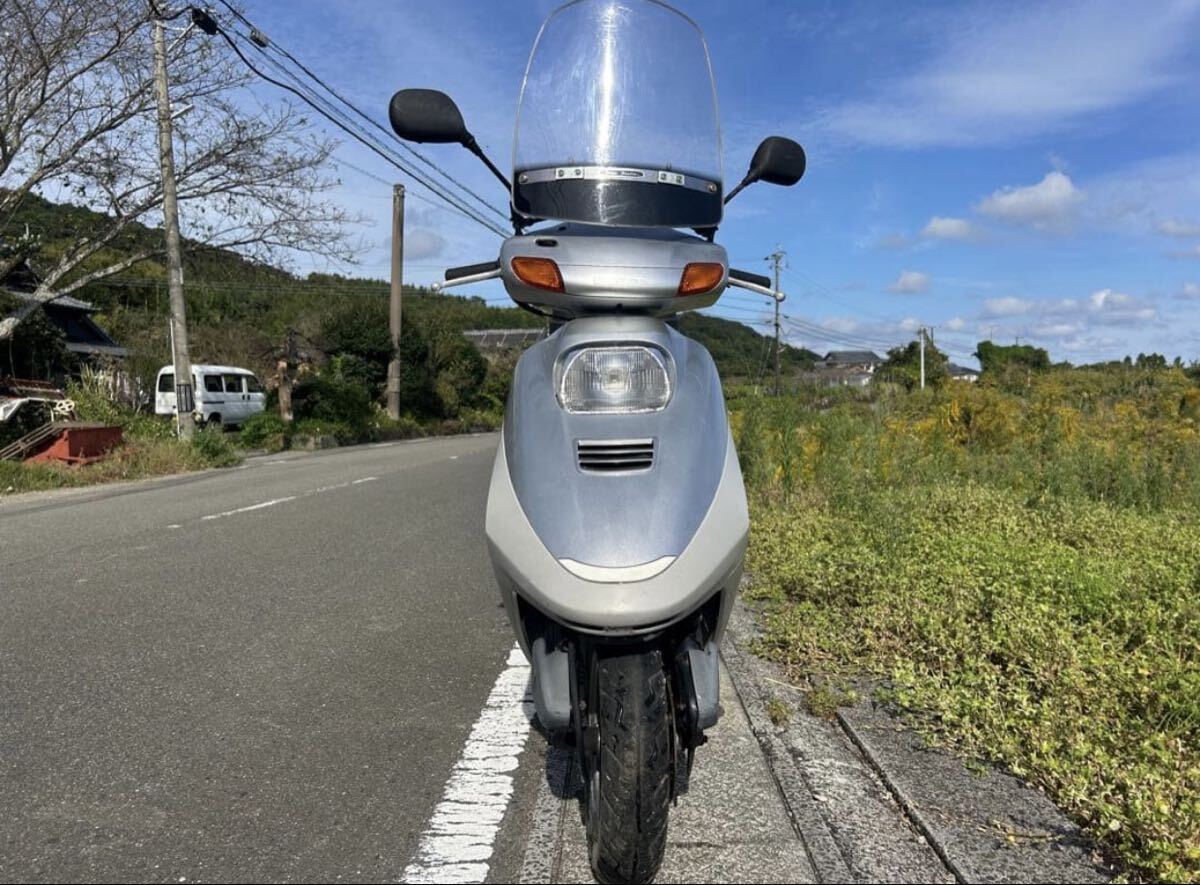 美車□ホンダ・スペイシー125(JF03)水冷 走行約8100km バッテリー新品