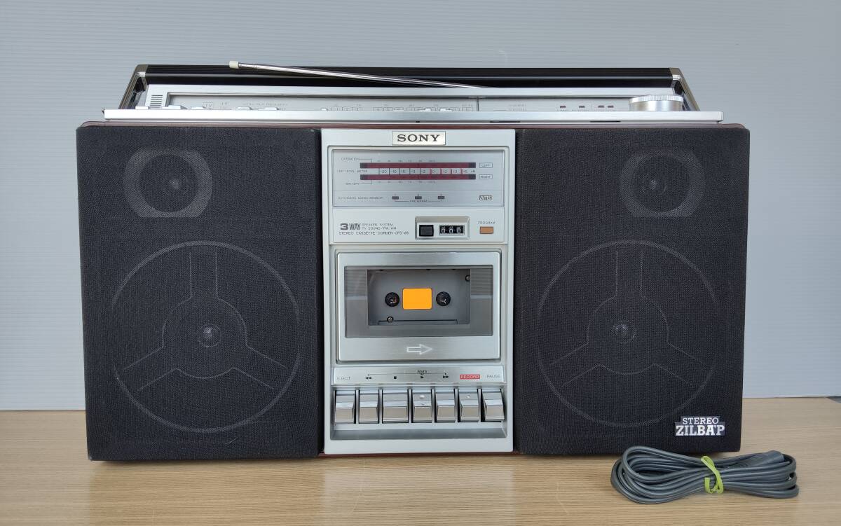 希少 80年代 AIWA CS-J50 アイワ 昭和 レトロラジカセ 電源ケーブル