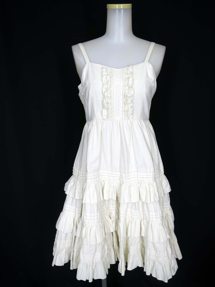 中古】Victorian Maiden ギンガムチェックリボンJSK ワンピース