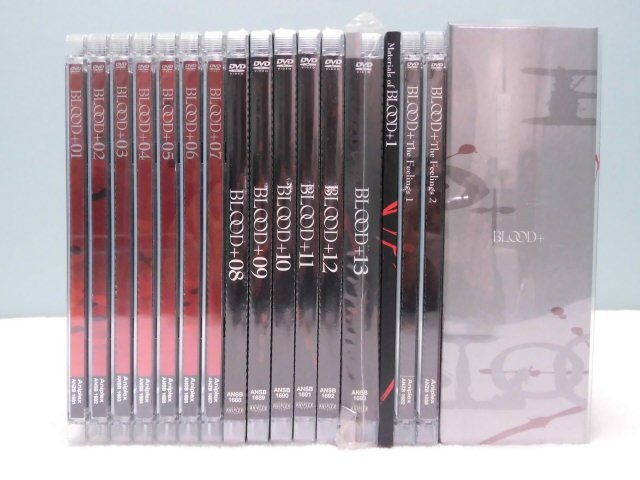 1904-1338◇DVD BLOOD+ ブラッドプラス 全13巻セット 初回限定版BOX付