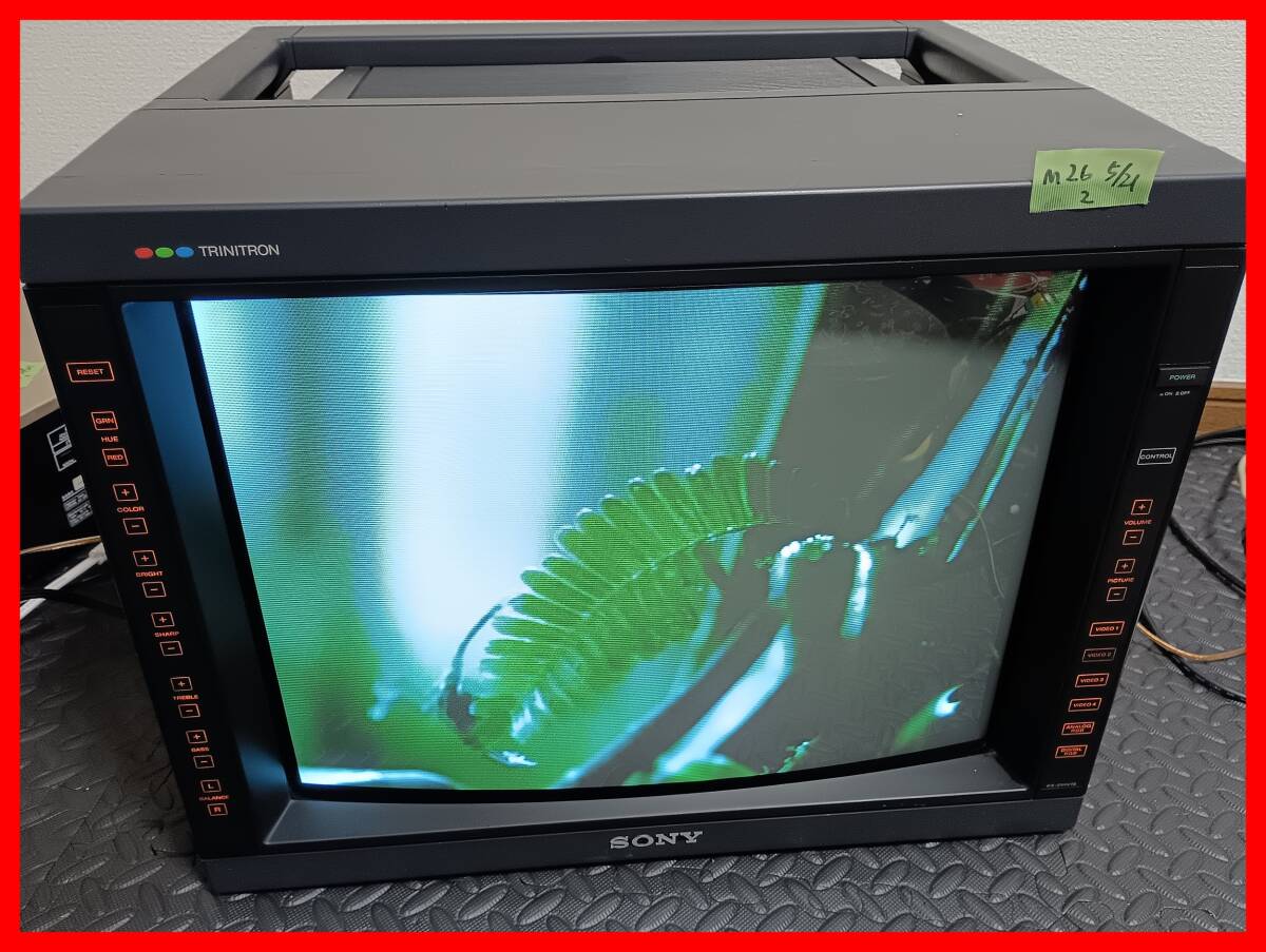 SONY Trinitron ブラウン管 KX-21HV1S モニター RGB21 プロフィール