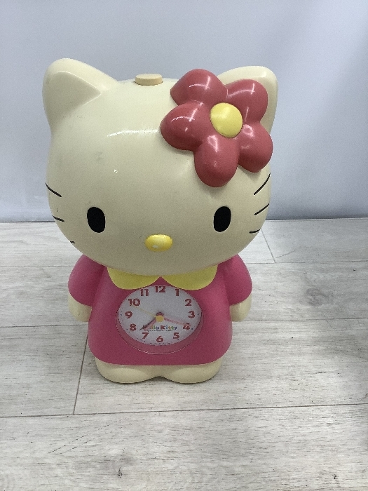 HELLO KITTY リズム時計 掛け時計 ハローキティ ピンク 動くチャイム