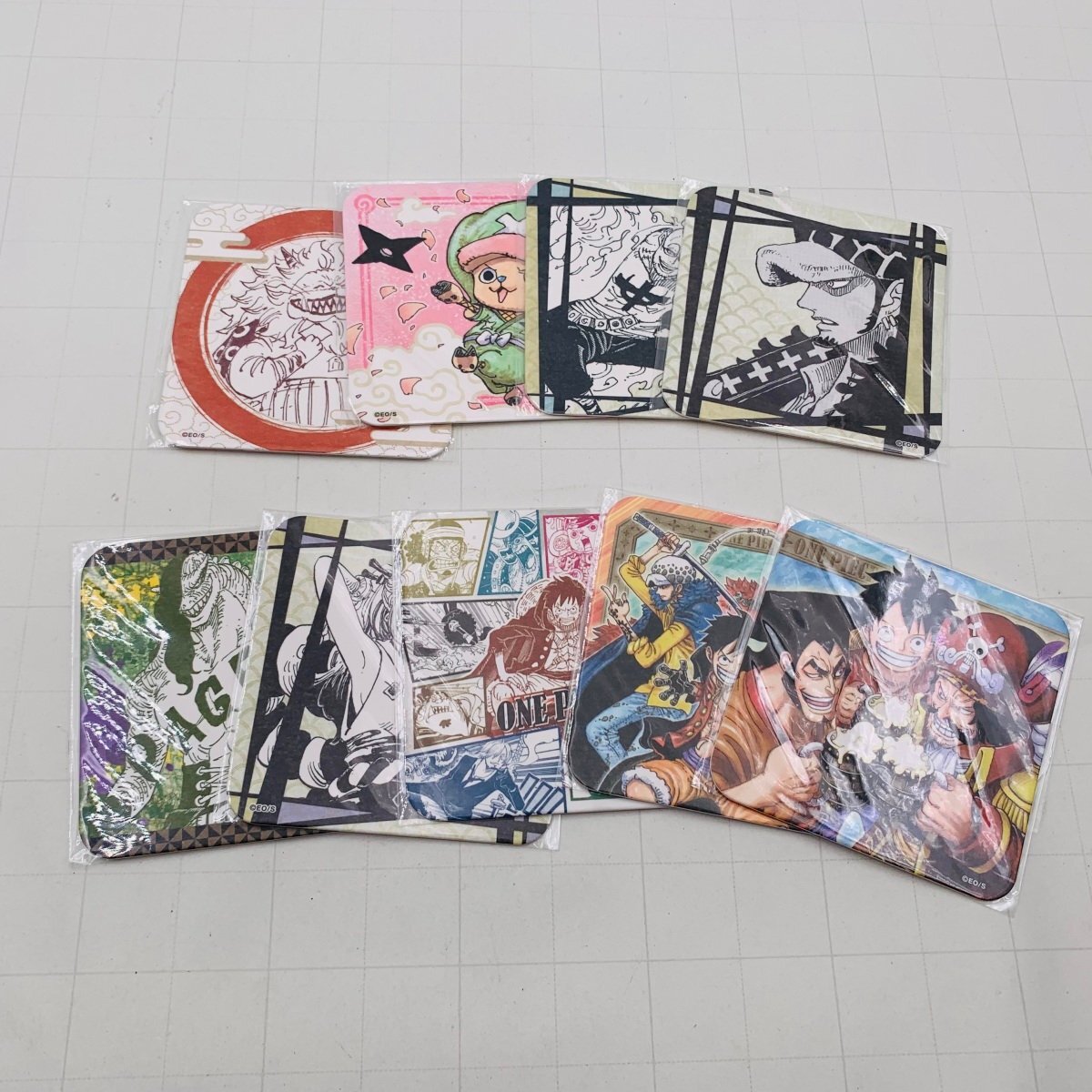 ☆尾田栄一郎 ワンピース 描き下ろし サイン入り コースター