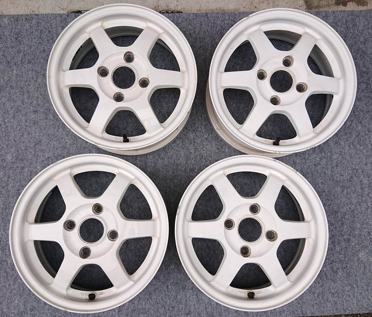 レイズ ボルクレーシング メッシュ 14インチ 8J 6.5J PCD 114.3 4穴 旧