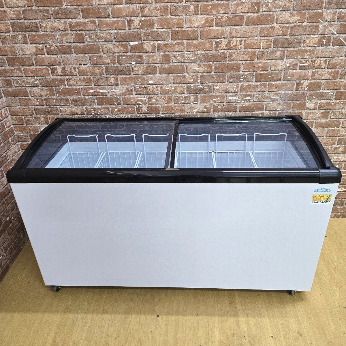サンヨー冷凍ショーケース SCR-150W 雪印アイスクリーム 冷凍庫 昭和