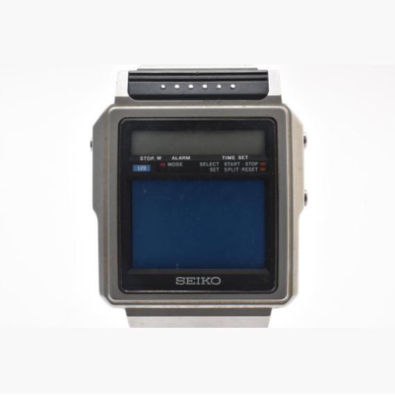 ○希少 SEIKO T001-5000 世界初TV付き腕時計 テレビウォッチ セイコー