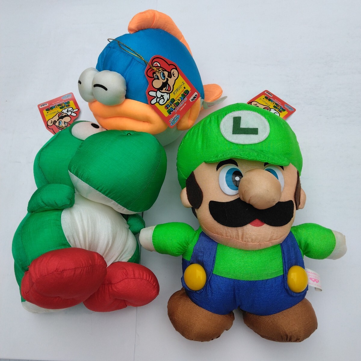 スーパーマリオワールド2 ヨッシー クッパ パタパタ　チョロプー ぬいぐるみ □ 中古 スーパーマリオシリーズぬいぐるみ26個セット マリオ ヨッシー