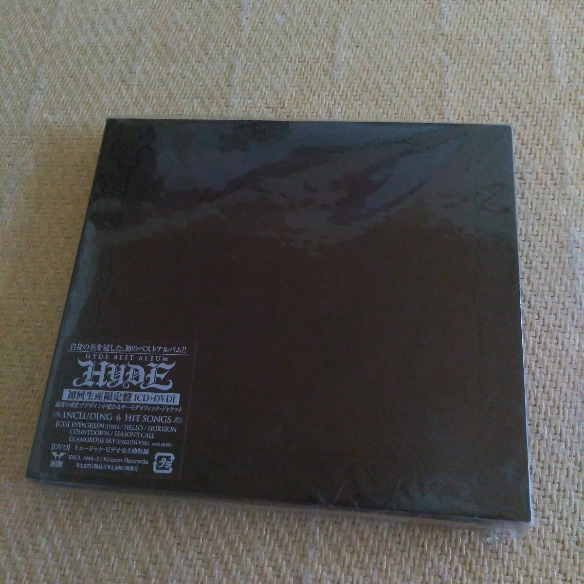 HYDE evergreen/Angel's tale/SHALLOW SLEEP 初回限定特殊仕様 棺型CD