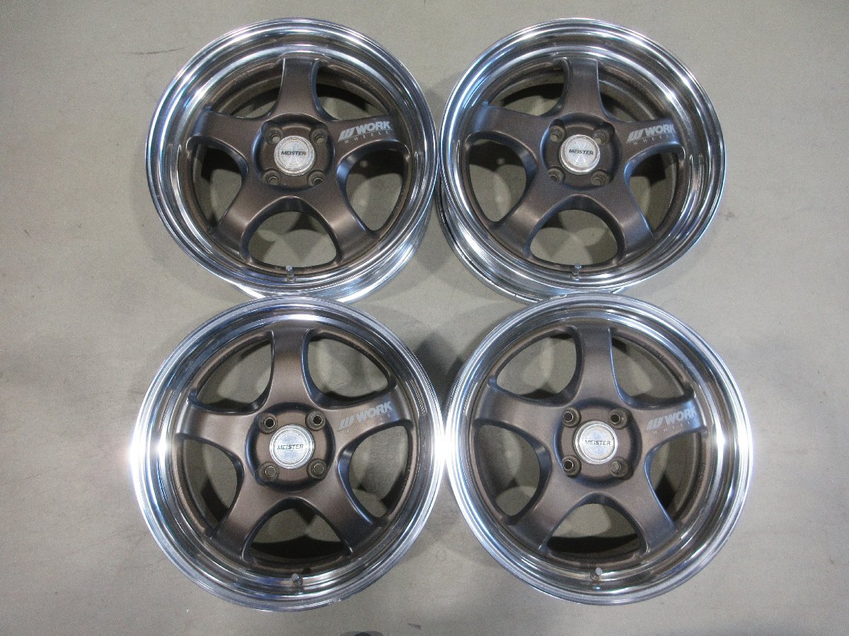 ワーク マイスター S1R work Meister 16インチ 6j PCD100 4穴 タイヤ付