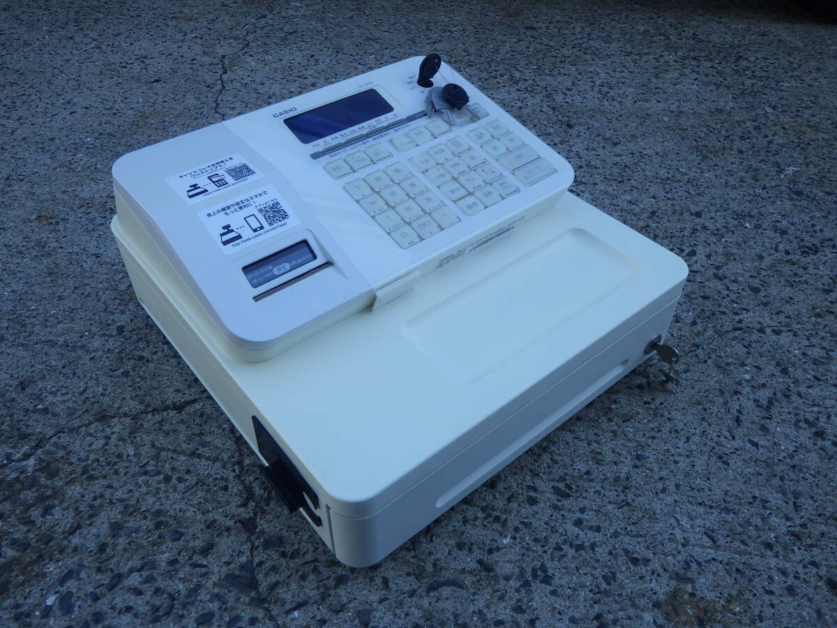 昭和レトロ、昭和の商店の必需品、電源入ります、動きます、CASIO レジスター 昭和レトロ、昭和の商店の必需品、電源入ります、動きます、CASIO