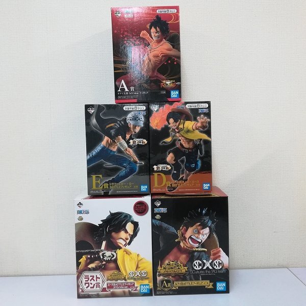 新品】【2種セット】ワンピース ワノ国 フィギュア ルフィ ゾロ ルフィ