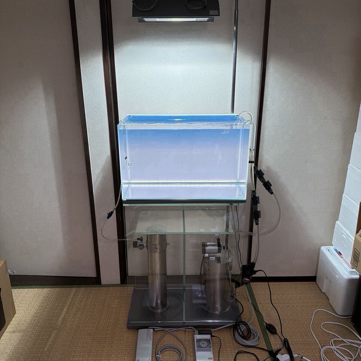 美品 大サイズ 幅約35cm LEO レオタカオカ製 F-363 クリア グラス
