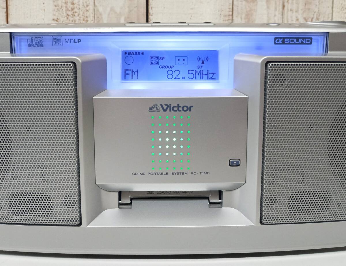 中古】Victor ビクター DVD/MDコンポ 本体のみ CA-UXW7DVD-S 2003年製
